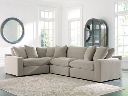 Bradenton Furniture Outlet - Ashley Furniture - Maxton Heights Sectional - RAF 4-Piece Sectional / Pebble - 67808S3