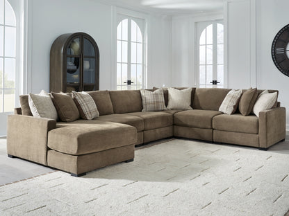 Bradenton Furniture Outlet - Ashley Furniture - Camellia-Court Sectional - RAF 6-Piece Sectional with Chaise / Coffee - 68207S14