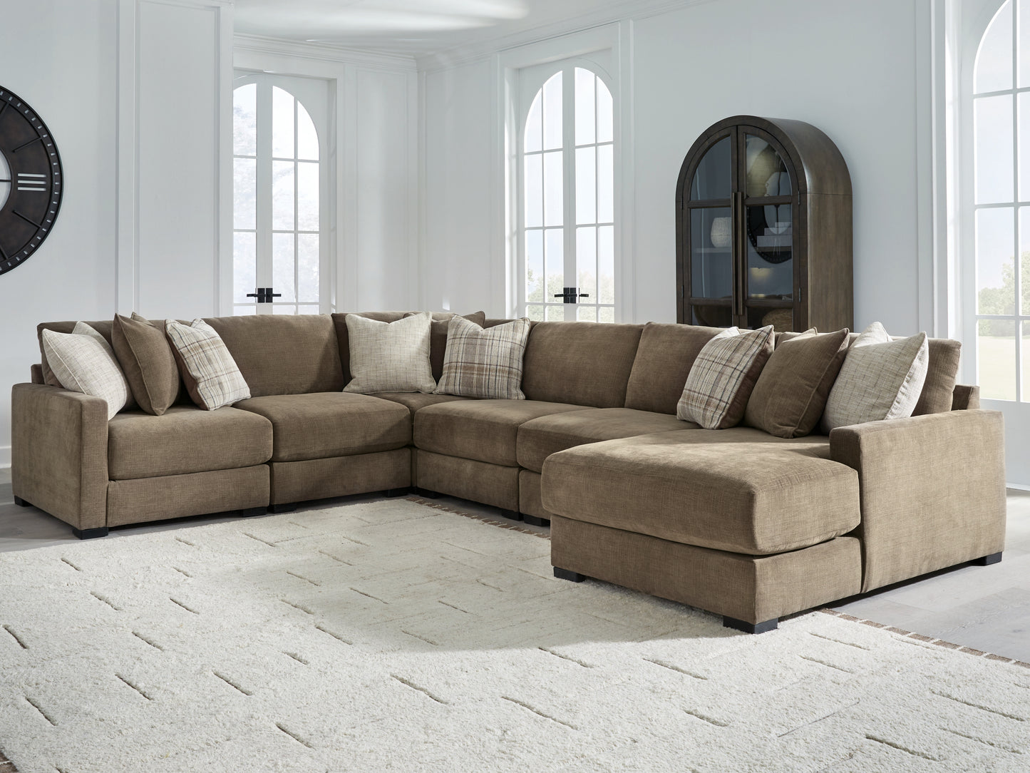 Bradenton Furniture Outlet - Ashley Furniture - Camellia-Court Sectional - 6-Piece Sectional with Chaise - 68207S15