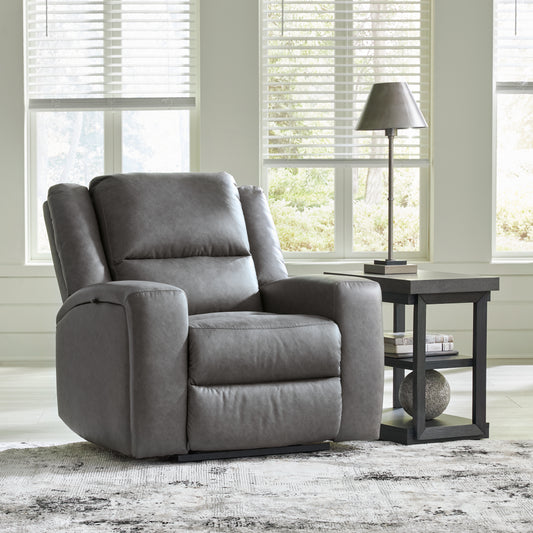 Bradenton Furniture Outlet - Ashley Furniture - Brixworth Living Room - Reclining Loveseat / Slate - 6910686