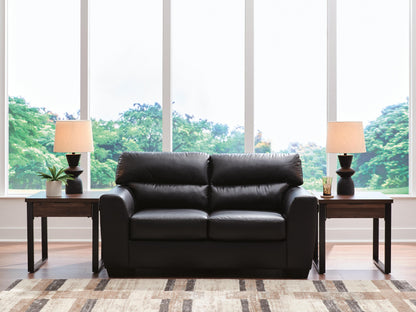Bradenton Furniture Outlet - Ashley Furniture - Glennbre Living Room - Loveseat / Midnight - PC6980435