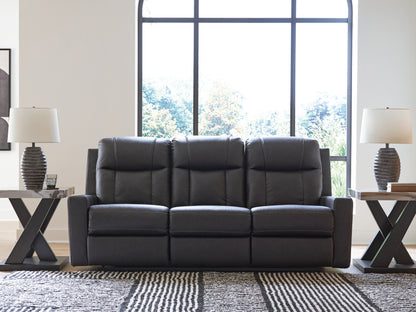 Bradenton Furniture Outlet - Ashley Furniture - Mackmenville Living Room - Reclining Sofa / Carbon - 7471388