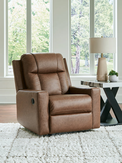 Bradenton Furniture Outlet - Ashley Furniture - Mackmenville Living Room - Zero Wall Recliner / Caramel - 7471429