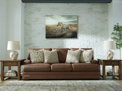 Bradenton Furniture Outlet - Ashley Furniture - VillaCourt Living Room - Sofa / Caramel - 7490938