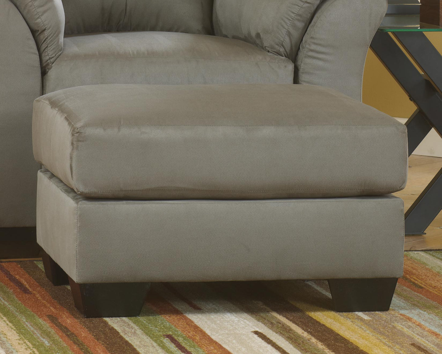 Bradenton Furniture Outlet - Ashley Furniture - Darcy Living Room - Ottoman / Cobblestone - 7500514