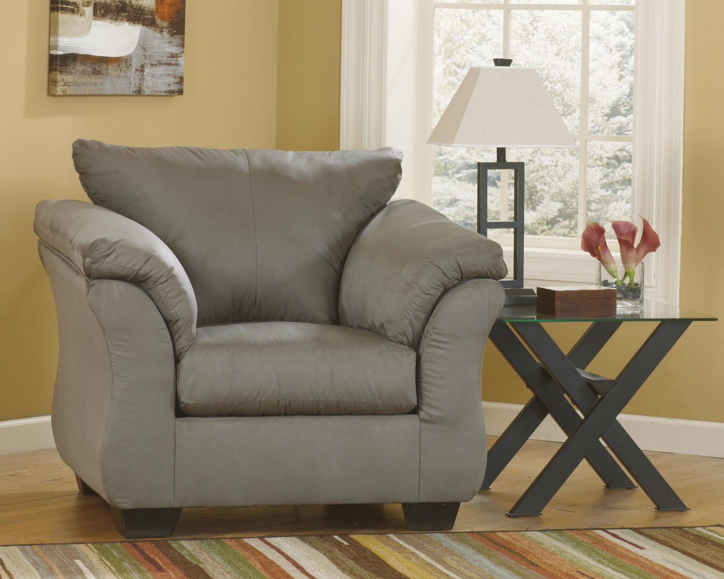 Bradenton Furniture Outlet - Ashley Furniture - Darcy Living Room - Chair / Cobblestone - 7500520