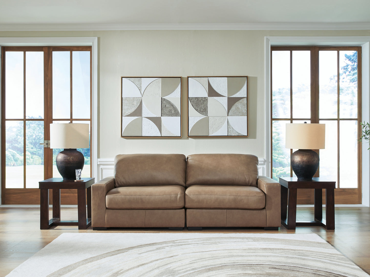 Bradenton Furniture Outlet - Ashley Furniture - Veronella Sectional - RAF 2-Piece Sectional Sofa / Sahara - 76106S1