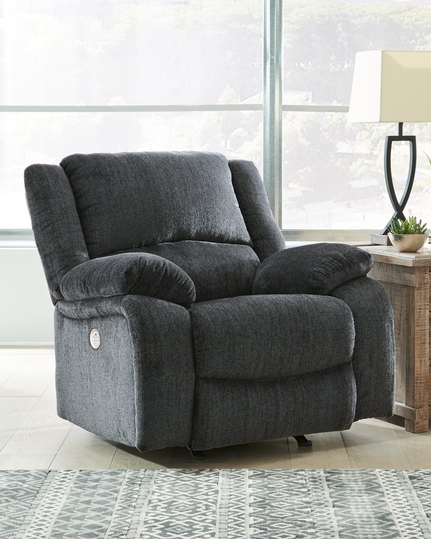 Bradenton Furniture Outlet - Ashley Furniture - Draycoll Living Room - Power Rocker Recliner / Slate - 7650498