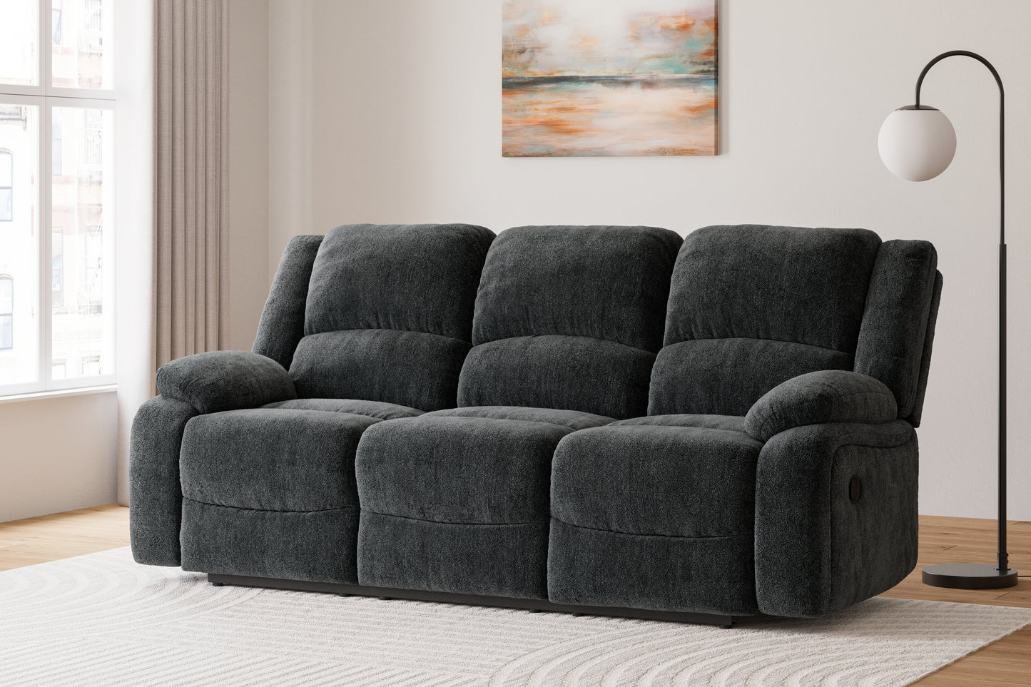 Bradenton Furniture Outlet - Ashley Furniture - Draycoll Living Room - Reclining Sofa / Slate - 7650488