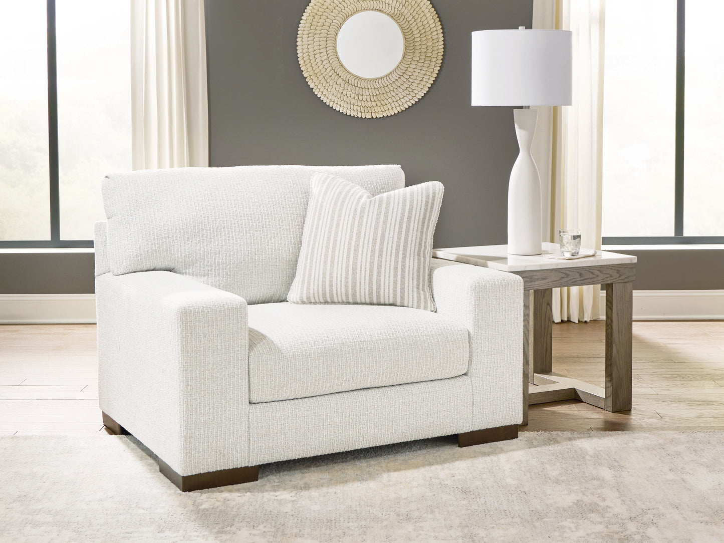 Bradenton Furniture Outlet - Ashley Furniture - Hartside Living Room - Chair and a Half / Frosted - 8010423