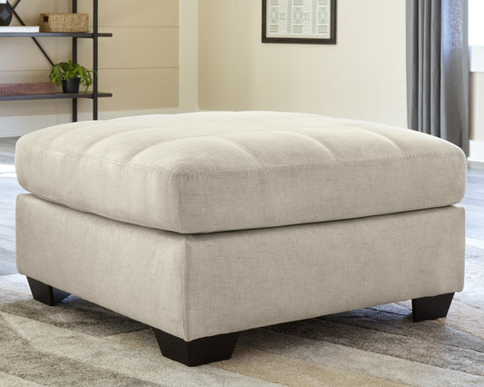 Bradenton Furniture Outlet - Ashley Furniture - Falkirk Living Room - Oversized Accent Ottoman / Parchment - 8080608