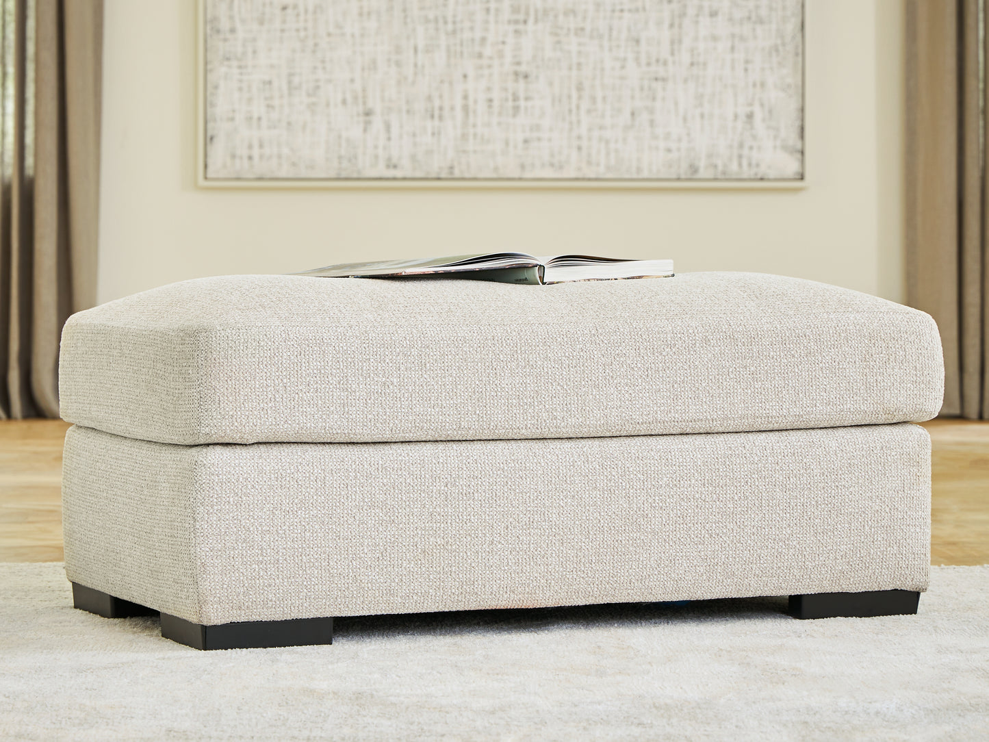 Bradenton Furniture Outlet - Ashley Furniture - Conlee-Pike Living Room - Ottoman / Linen - PC8131014