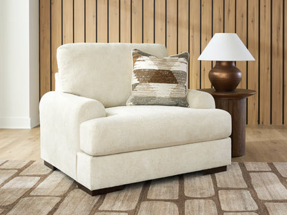 Bradenton Furniture Outlet - Ashley Furniture - Jayne Park Living Room - Chair and a Half / Sand - PC8150623