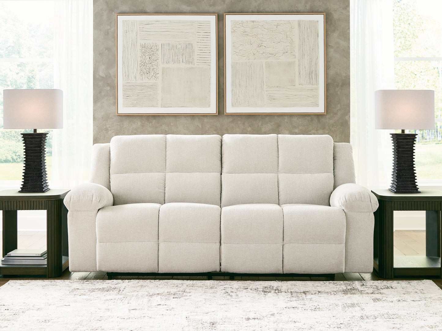 Bradenton Furniture Outlet - Ashley Furniture - Orlen Living Room - 2 Seat Reclining Sofa / Winter - 8160281