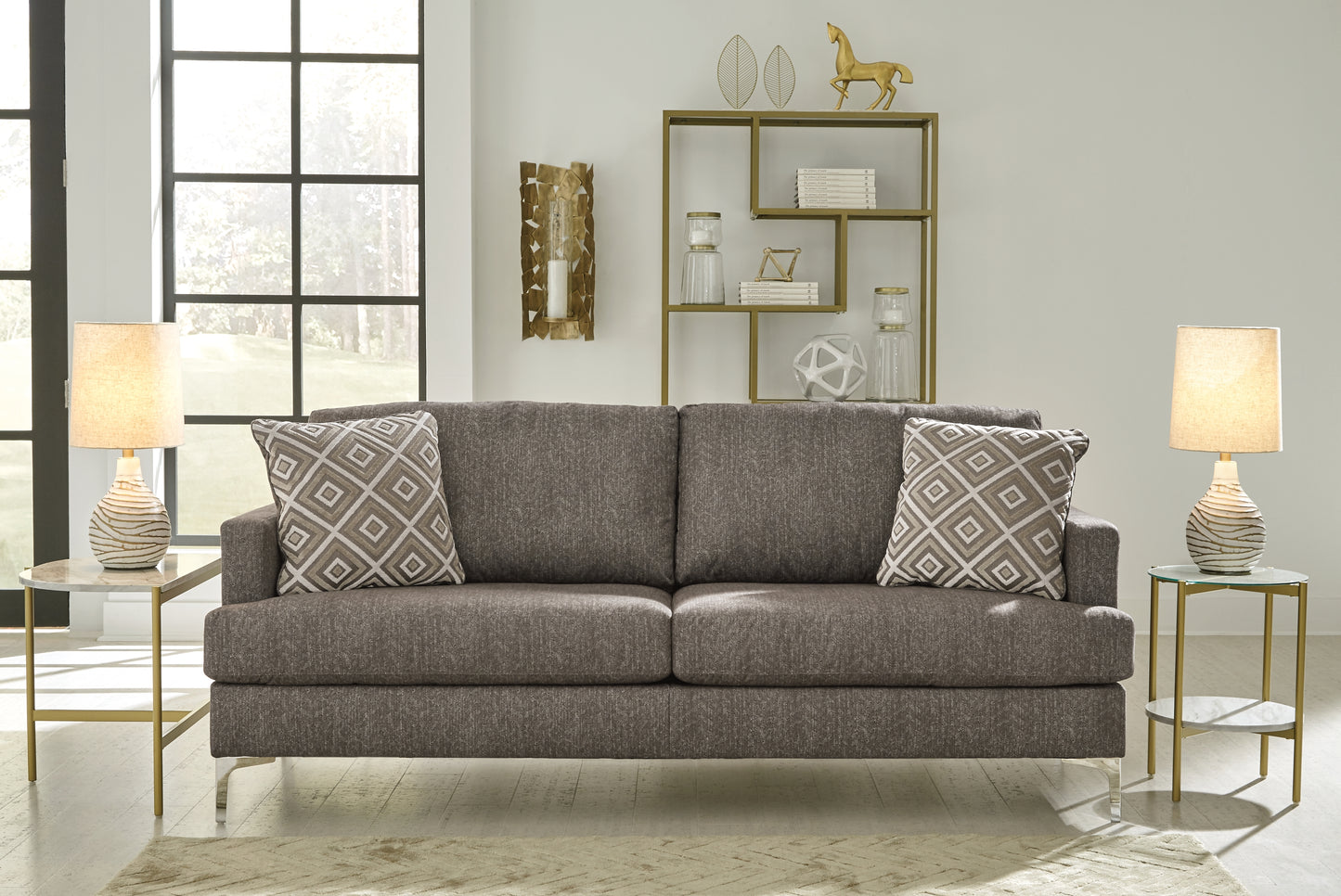 Bradenton Furniture Outlet - Ashley Furniture - Arcola Living Room - RTA Sofa / Java - 82604S1