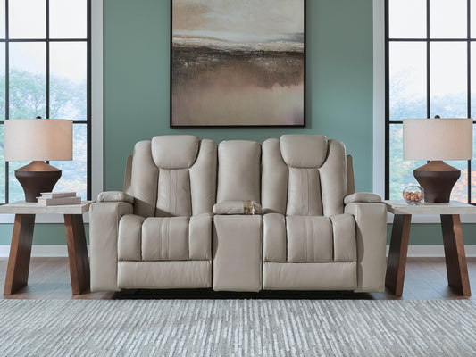 Bradenton Furniture Outlet - Ashley Furniture - Elevate Edges Living Room - Glider REC Loveseat w/Console - PC8330543