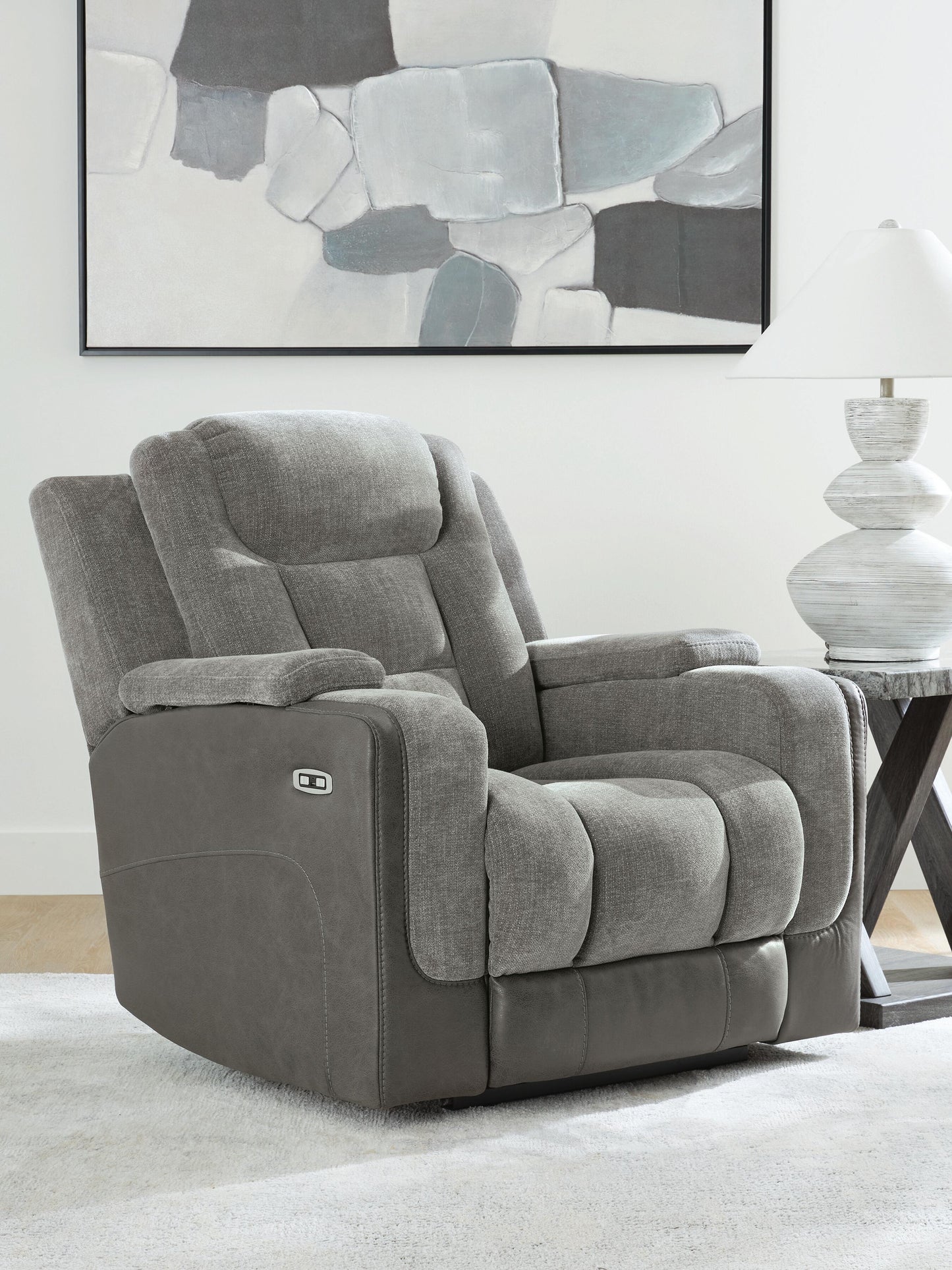 Bradenton Furniture Outlet - Ashley Furniture - Mixed Motion Living Room - PWR Recliner/ADJ Headrest - PC8350513