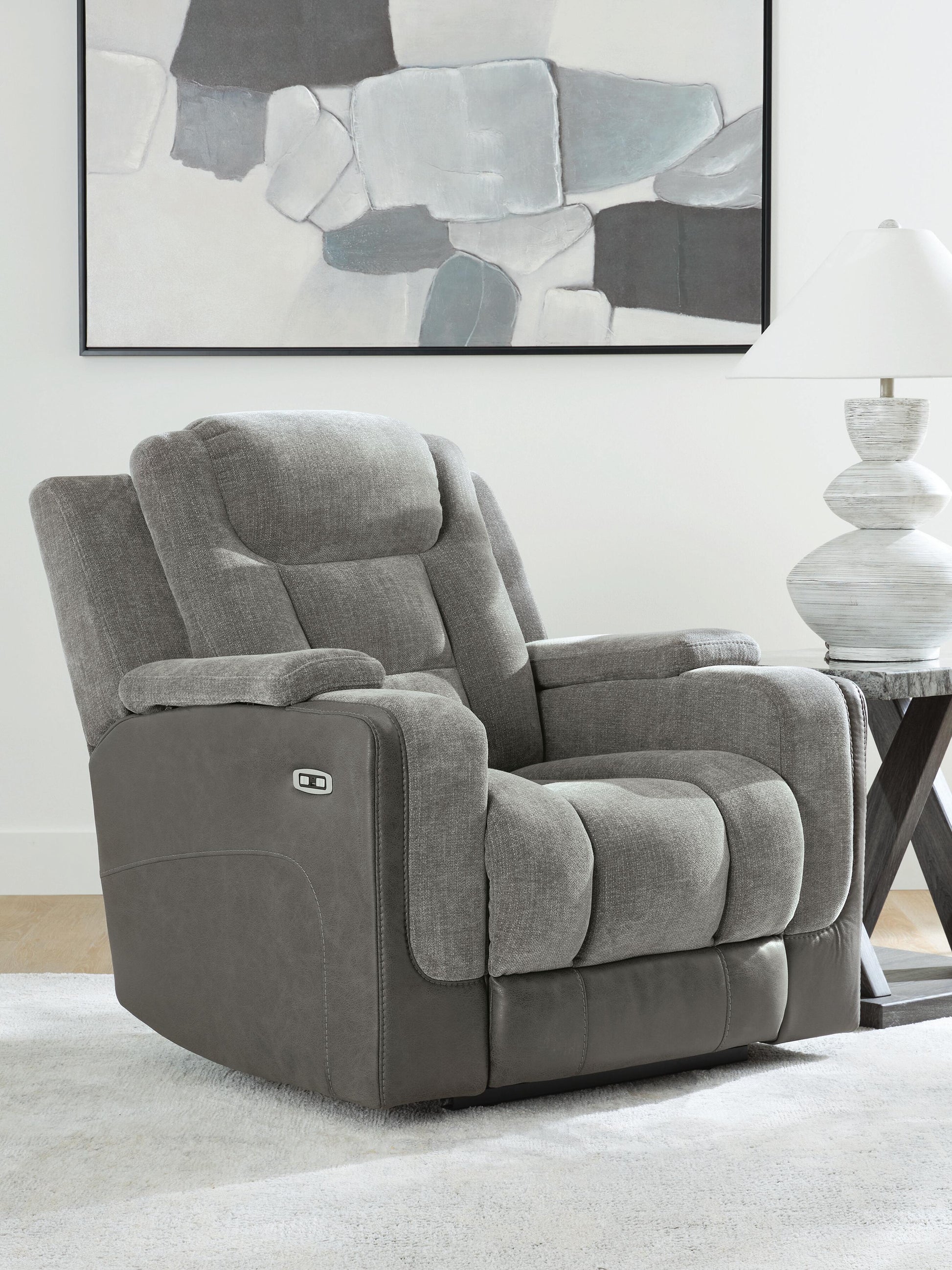 Bradenton Furniture Outlet - Ashley Furniture - Mixed Motion Living Room - PWR Recliner/ADJ Headrest - PC8350513