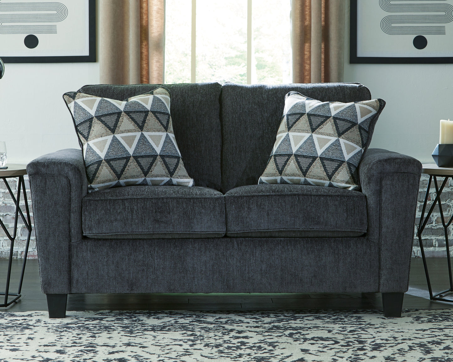 Bradenton Furniture Outlet - Ashley Furniture - Abinger Living Room - Loveseat / Smoke - 8390535