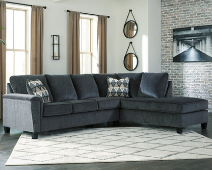 Bradenton Furniture Outlet - Ashley Furniture - Abinger Sectional - LAF 2-Piece Sectional with Chaise / Smoke - 83905S2