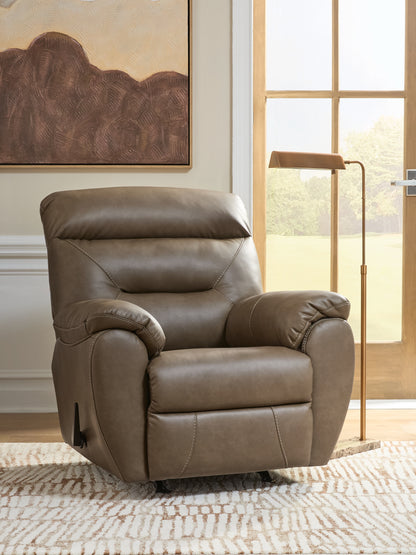 Bradenton Furniture Outlet - Ashley Furniture - Elksworth Living Room - Rocker Recliner / Biscotti - PC8400225