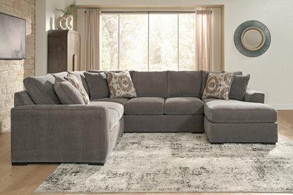 Bradenton Furniture Outlet - Ashley Furniture - Larson Levee Sectional - RAF 3-Piece Sectional / Espresso - PC86205S1