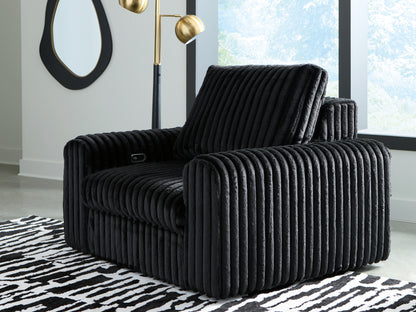 Bradenton Furniture Outlet - Ashley Furniture - HamlinBay Living Room - Power Gliding Chaise / Onyx - PC8680315P