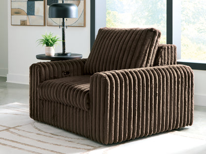 Bradenton Furniture Outlet - Ashley Furniture - HamlinBay Living Room - Power Gliding Chaise / Chocolate - PC8680415P