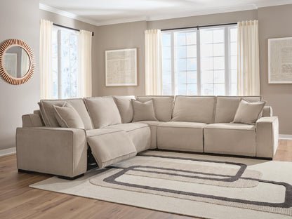 Bradenton Furniture Outlet - Ashley Furniture - Carceri Sectional - 5-Piece Power Sectional Reclining Sofa - 87003S4