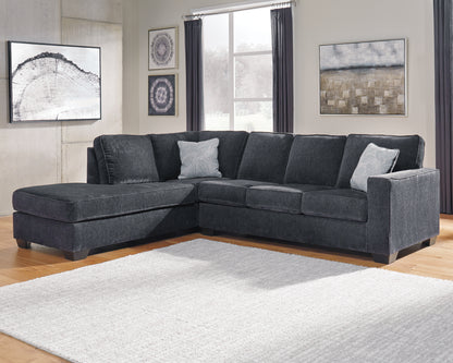 Bradenton Furniture Outlet - Ashley Furniture - Altari Sectional - RAF 2-Piece Sectional with Chaise / Slate - 87213S1