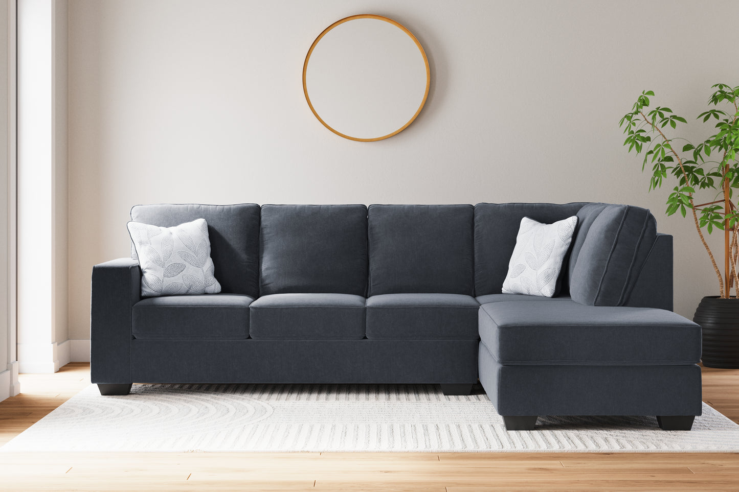 Bradenton Furniture Outlet - Ashley Furniture - Altari Sectional - LAF 2-Piece Sectional with Chaise / Slate - 87213S2