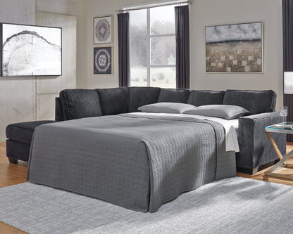 Bradenton Furniture Outlet - Ashley Furniture - Altari Sectional - RAF 2-Piece Sleeper Sectional with Chaise / Slate - 87213S4
