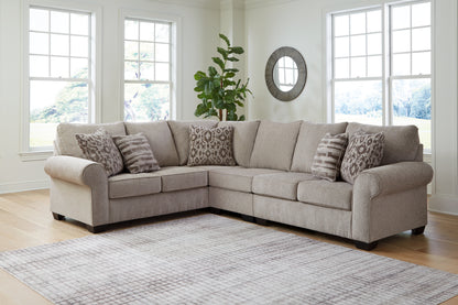 Bradenton Furniture Outlet - Ashley Furniture - Claireah Sectional - LAF 3-Piece Sectional / Umber - 90603S3