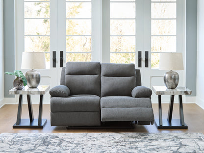 Bradenton Furniture Outlet - Ashley Furniture - Side-Swipe Living Room - Reclining Loveseat / Charcoal - PC9140686