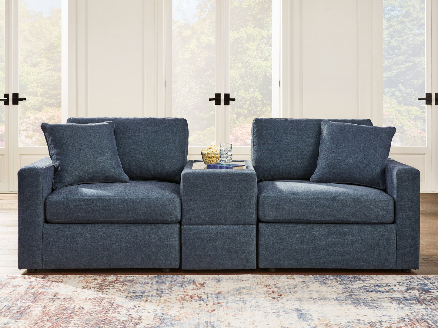 Bradenton Furniture Outlet - Ashley Furniture - Modmax Sectional - RAF 3-Piece Sectional / Ink - 92101S3