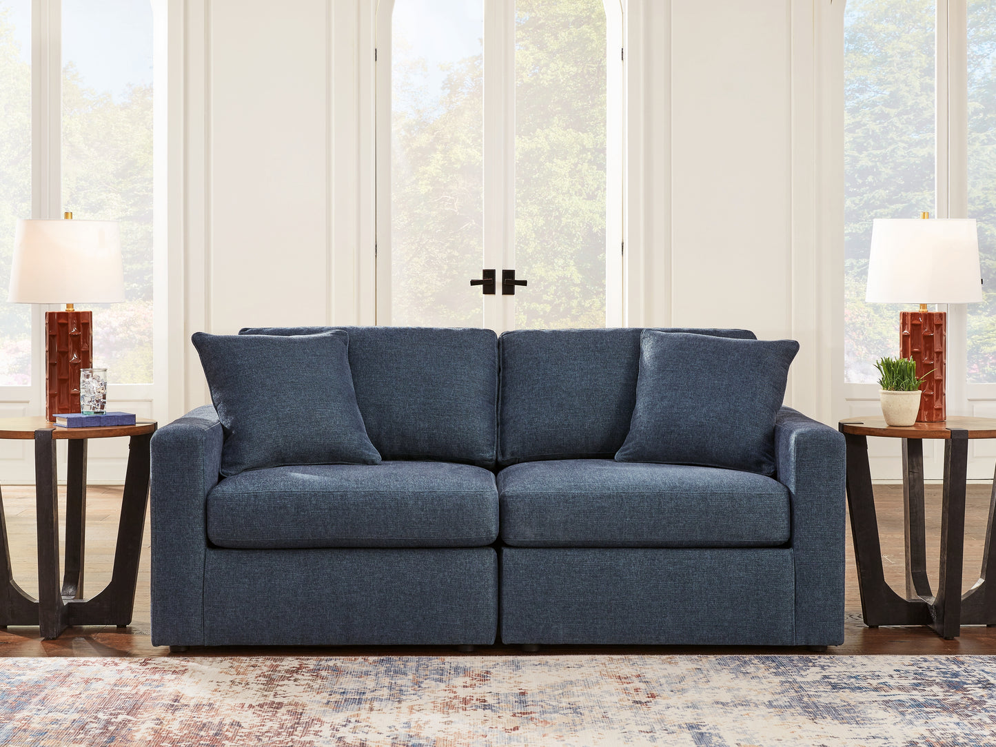 Bradenton Furniture Outlet - Ashley Furniture - Modmax Sectional - RAF 2-Piece Sectional / Ink - 92101S1
