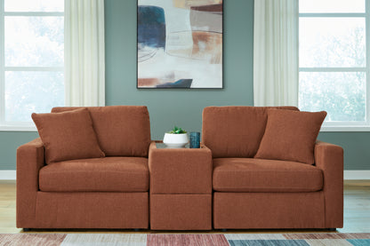 Bradenton Furniture Outlet - Ashley Furniture - Modmax Sectional - RAF 3-Piece Sectional / Spice - 92102S3