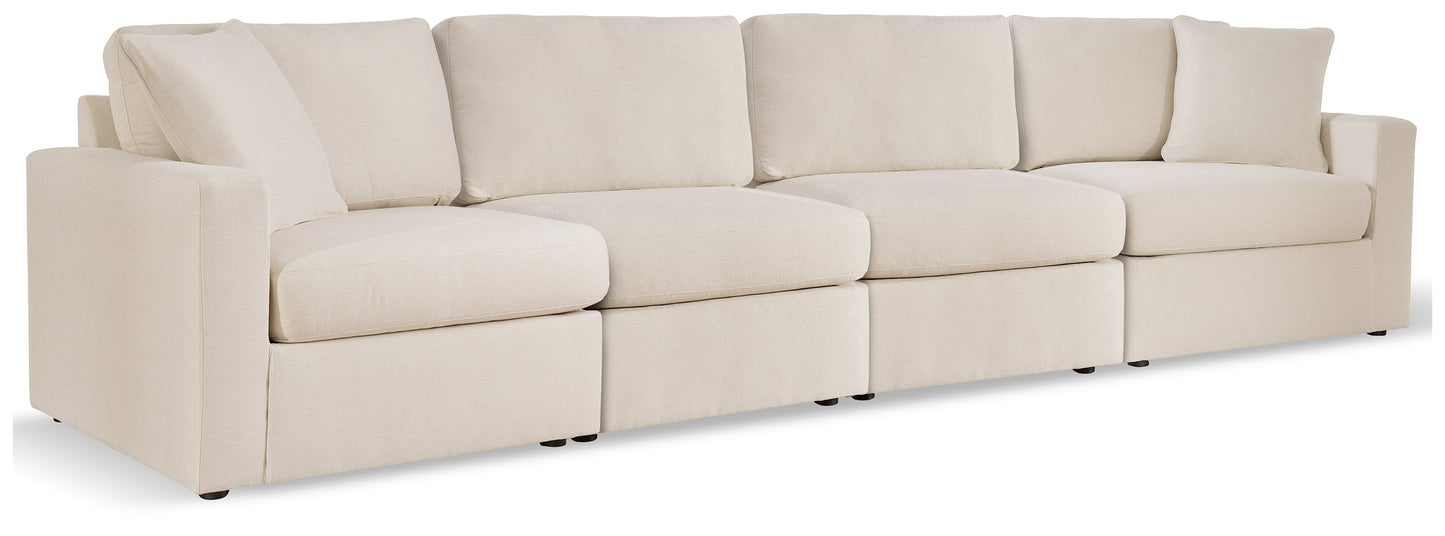 Bradenton Furniture Outlet - Ashley Furniture - Modmax Sectional - RAF 4-Piece Sectional / Oyster - 92103S10