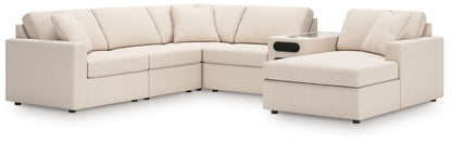 Bradenton Furniture Outlet - Ashley Furniture - Modmax 6-Piece Sectional with Audio System and Chaise - RAF 6-Piece Sectional with Audio System and Chaise - 92103S51