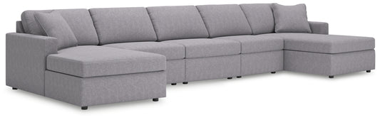 Bradenton Furniture Outlet - Ashley Furniture - Modmax 5-Piece Double Chaise Sectional - 5-Piece Double Chaise Sectional - 92104S125
