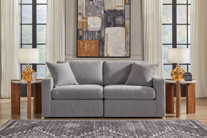 Bradenton Furniture Outlet - Ashley Furniture - Modmax Sectional - RAF 2-Piece Sectional / Granite - 92104S1