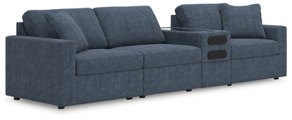 Bradenton Furniture Outlet - Ashley Furniture - Modmax Sectional - RAF 4-Piece Sectional / Ink - 92121S28