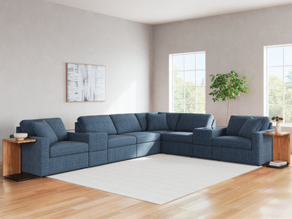 Bradenton Furniture Outlet - Ashley Furniture - Modmax Sectional - RAF 8-Piece Sectional / Ink - 92121S11
