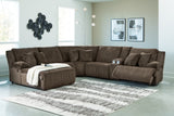 3-Piece Reclining Sectional Sofa with Chaise
