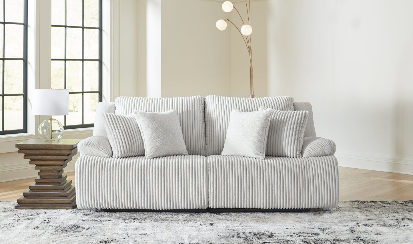 Bradenton Furniture Outlet - Ashley Furniture - Top Tier Sectional - 2-Piece Sectional Loveseat / Alloy - 92706S9