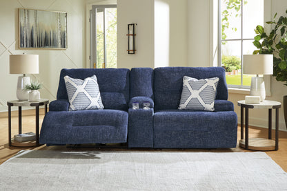 Bradenton Furniture Outlet - Ashley Furniture - Acklen Place Sectional - 3-Piece Sectional / Navy - 93607S10