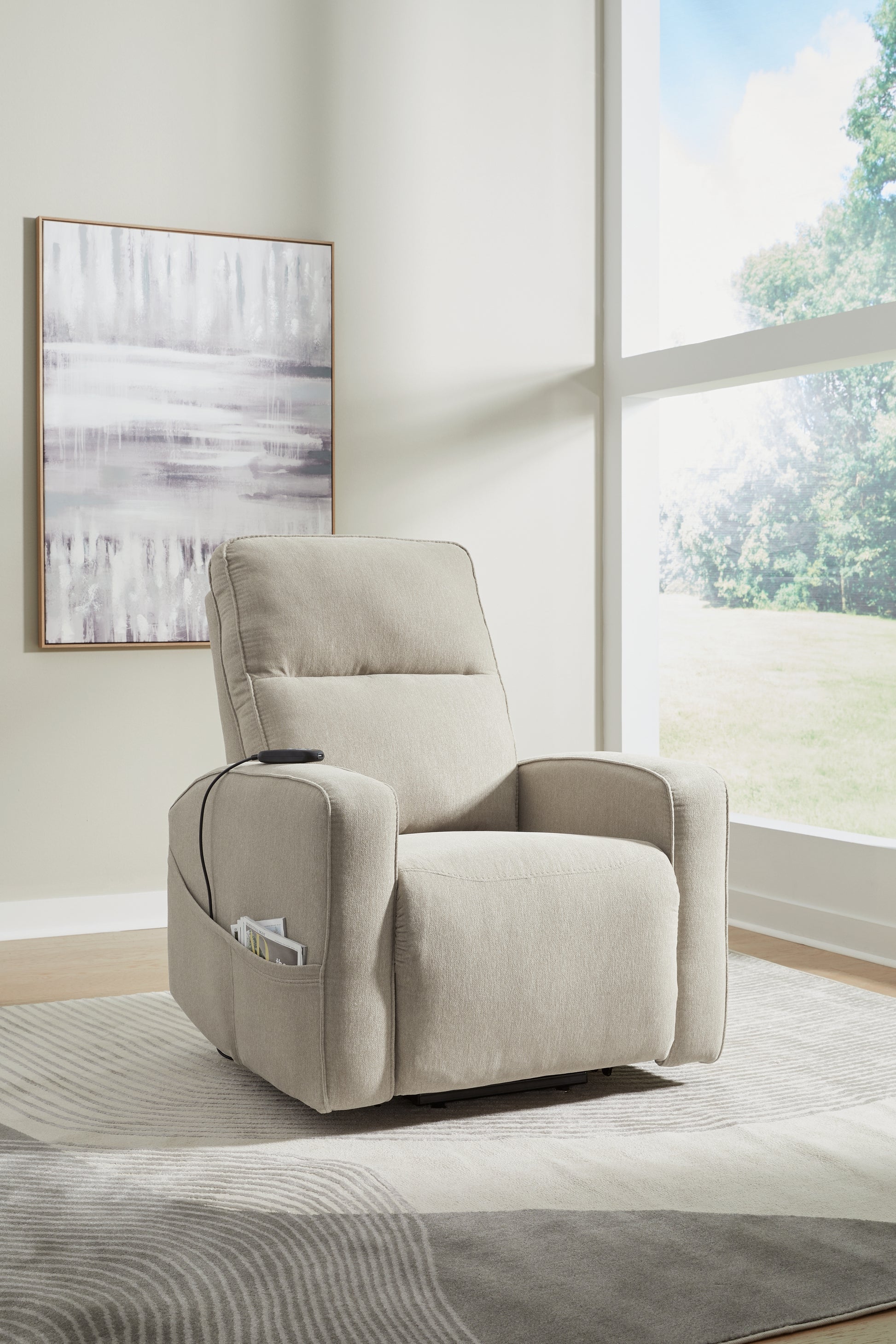 Bradenton Furniture Outlet - Ashley Furniture - Starganza Living Room - Power Lift Recliner / Smoke - 9370512