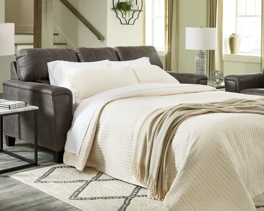 Bradenton Furniture Outlet - Ashley Furniture - Navi Living Room - Loveseat / Fossil - 9400435