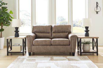 Bradenton Furniture Outlet - Ashley Furniture - Navi Living Room - Loveseat / Fossil - 9400435