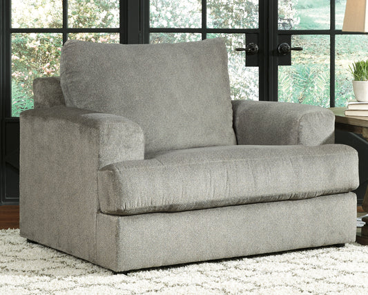 Bradenton Furniture Outlet - Ashley Furniture - Soletren Living Room - Chair and a Half / Ash - 9510323